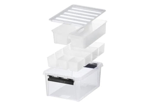 Aufbewahrungsbox Classic 15 mit 7 Einsätzen