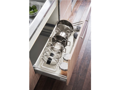 Ausziehbarer Topfdeckel & Pfannenhalter - White