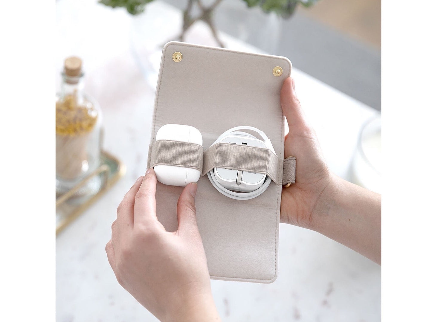 Kabel Aufbewahrung Taupe