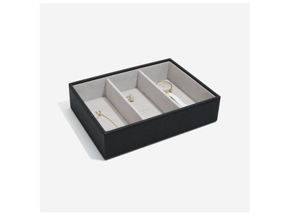 Schmuckschatulle "Classic" 3-Section Box schwarz