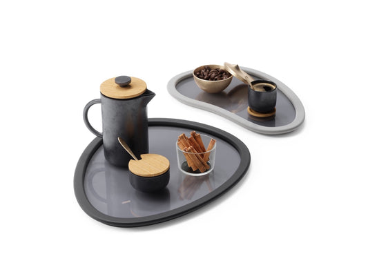 Tablett Serviertablett Hub 2er Set