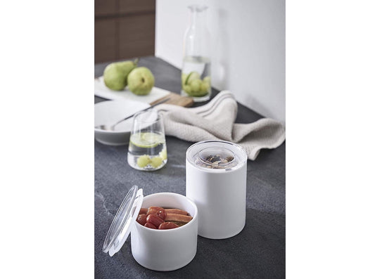 Tower Keramik-Aufbewahrungsbehälter White L