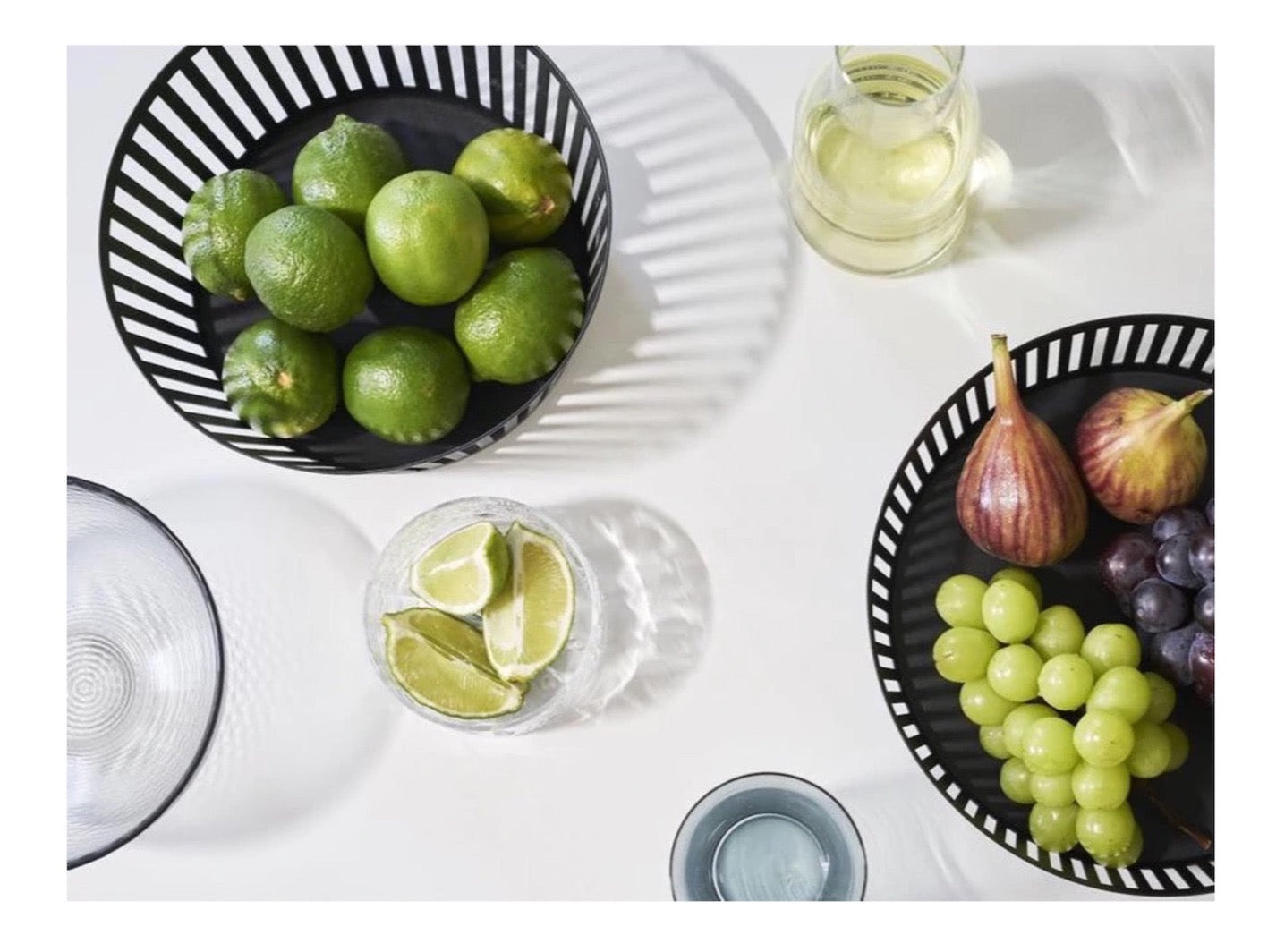 Obstschale hoch - Black