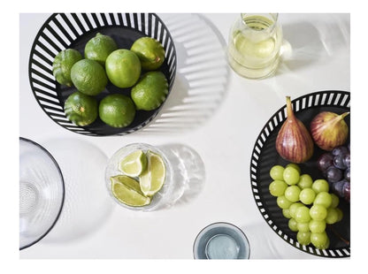 Obstschale hoch - Black