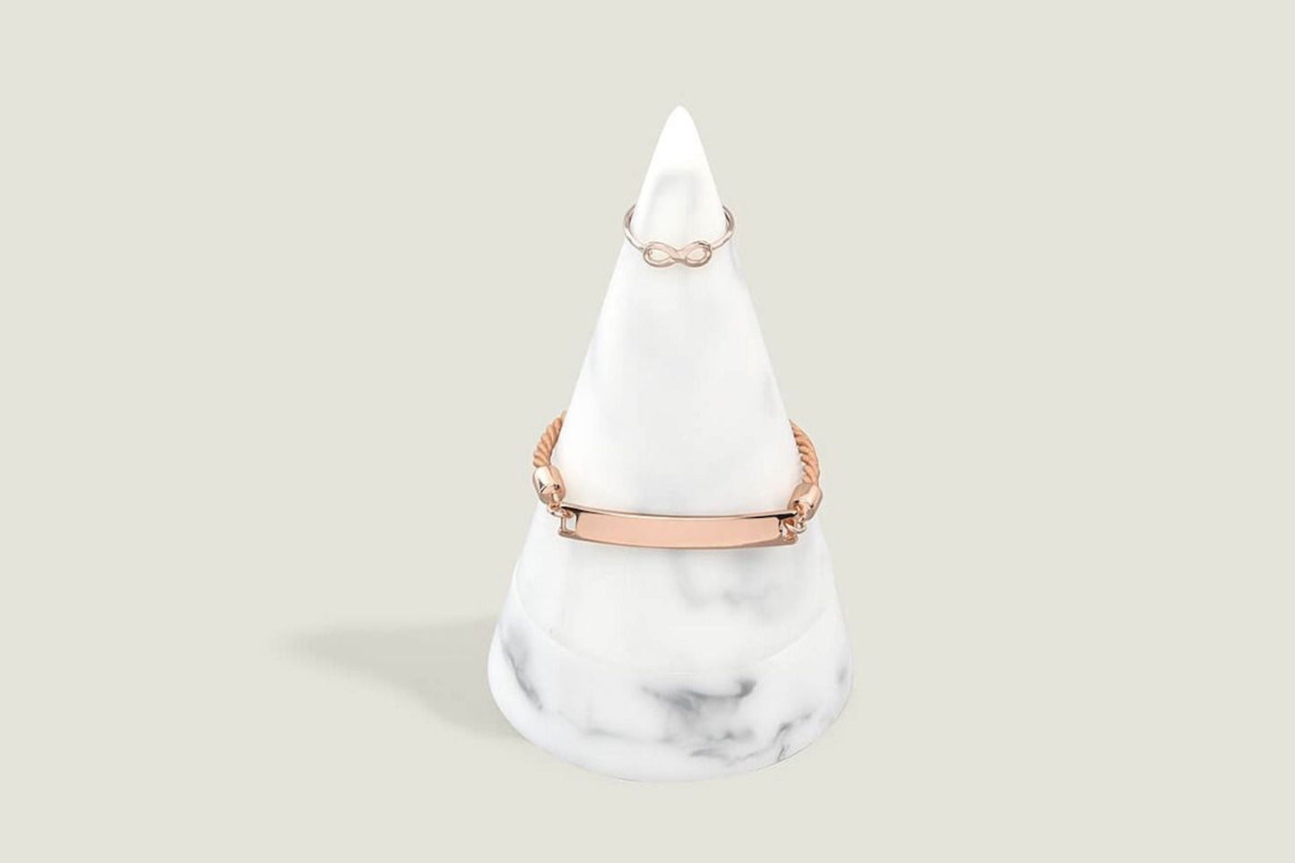 Schmuckaufbewahrung Ringhalter Peak Marmor Optik