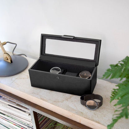 Aufbewahrungsbox Uhren 4 Fächer