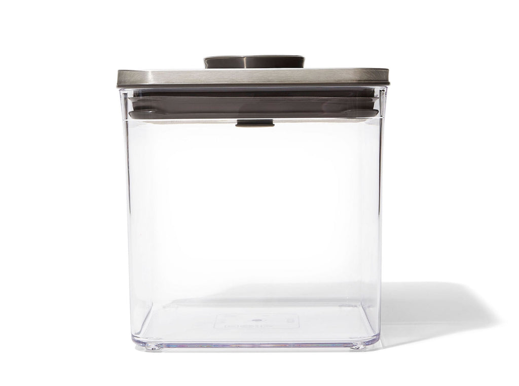 OXO - Steel POP-Behälter Grosses Quadrat Kurz, 2,6L